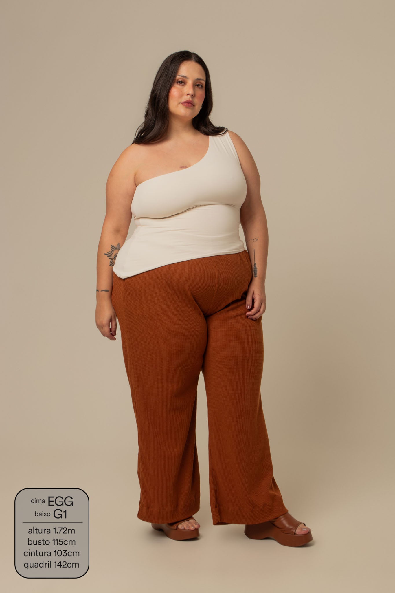 calça comfy clássica | calça waffle reta confortável
