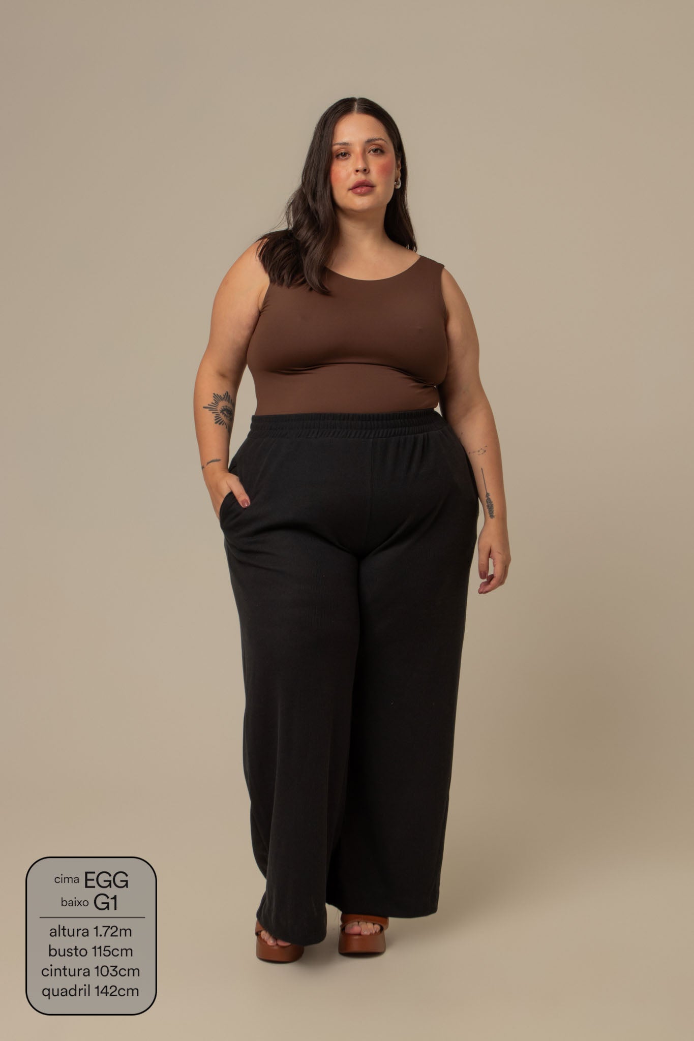 calça comfy clássica | calça waffle reta confortável