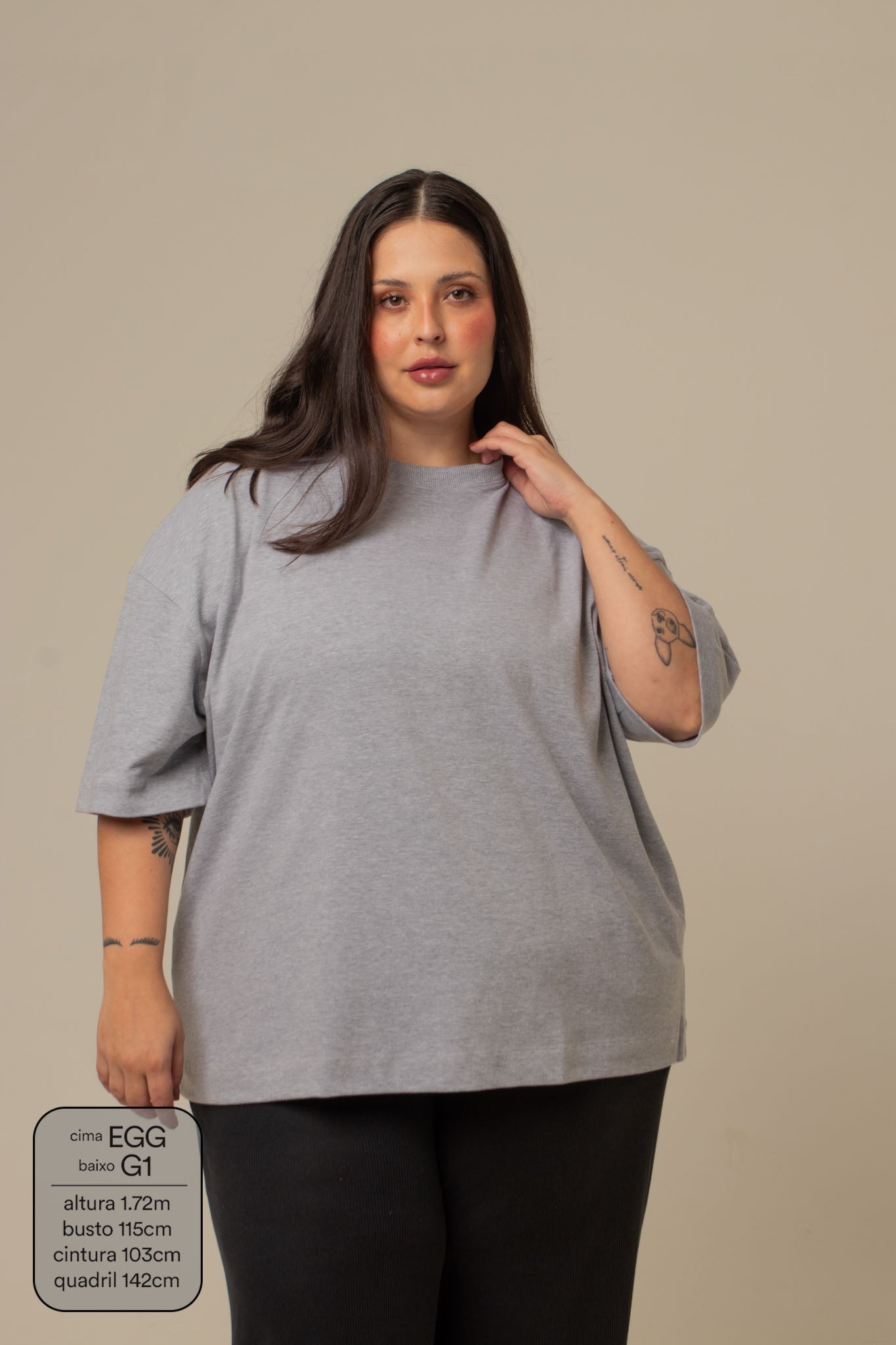 seu camisetão preferido | camiseta oversized básica