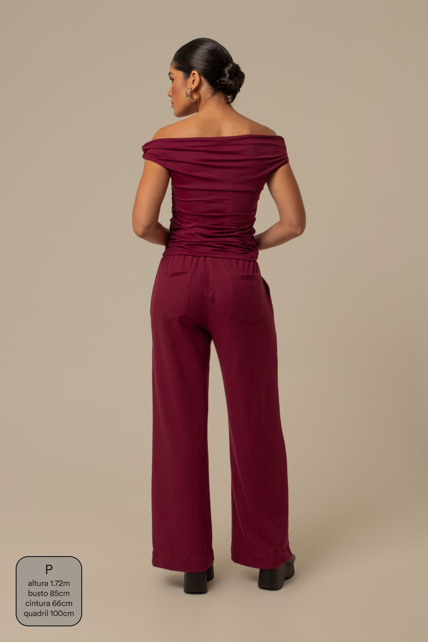 calça comfy clássica | calça waffle reta confortável