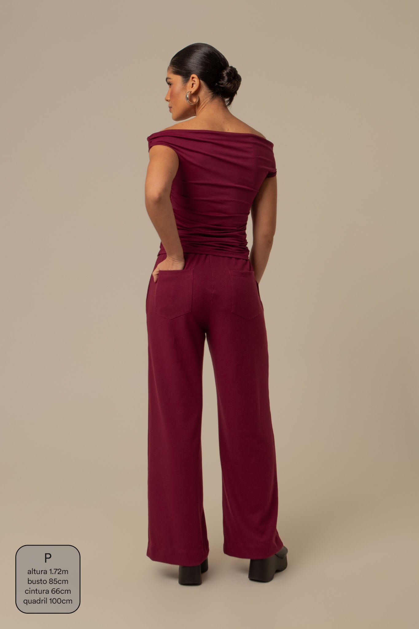 calça comfy clássica | calça waffle reta confortável