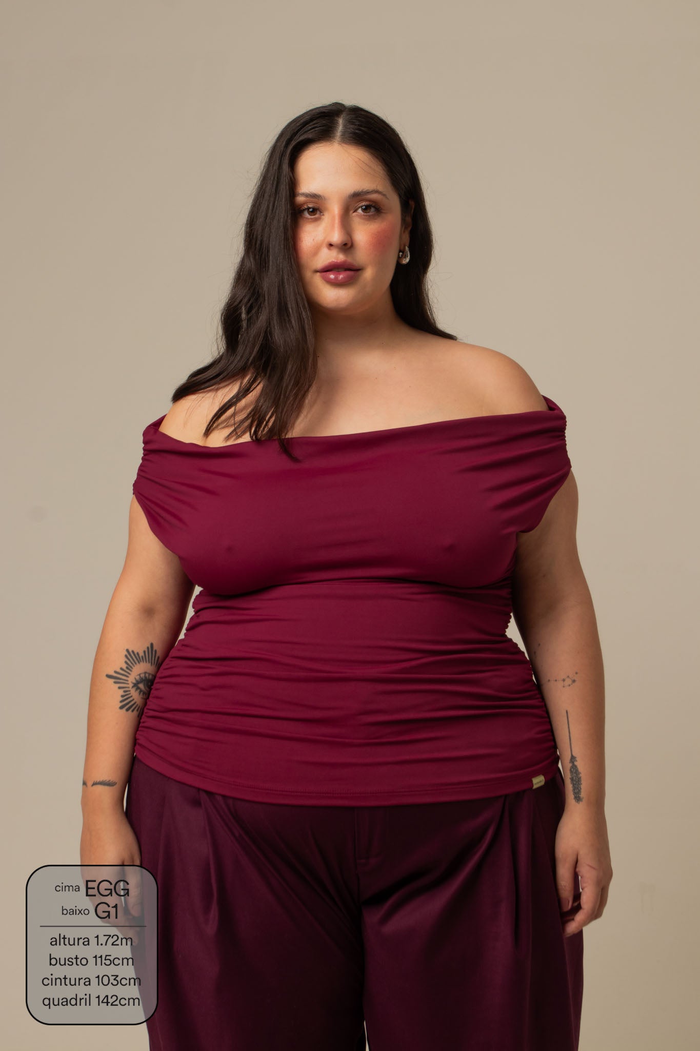 blusa ombro a ombro clássica