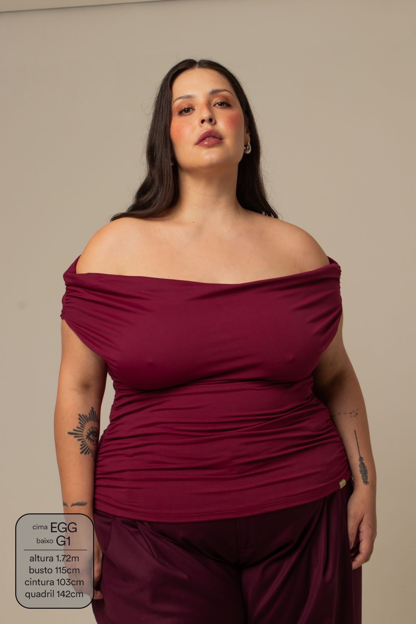 blusa ombro a ombro clássica