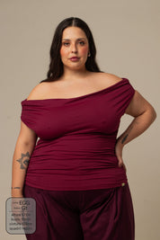 blusa ombro a ombro clássica