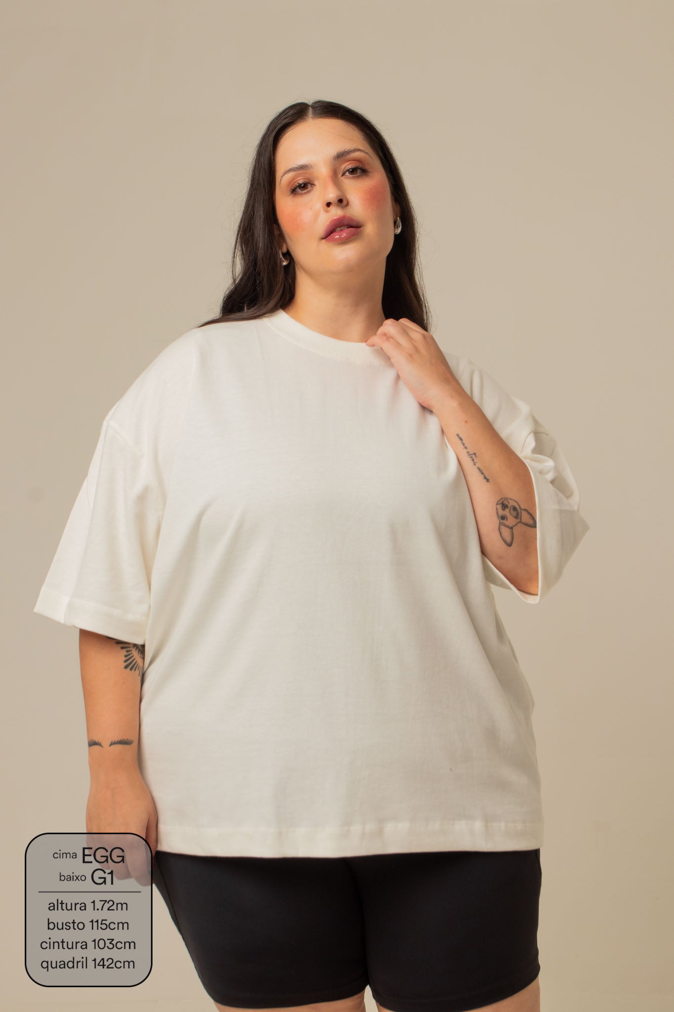 seu camisetão preferido | camiseta oversized básica