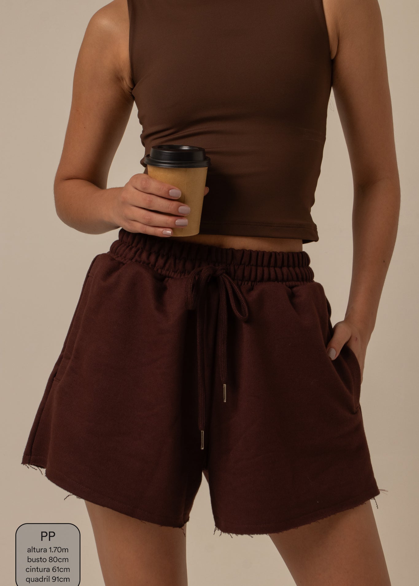 short de moletom clássico