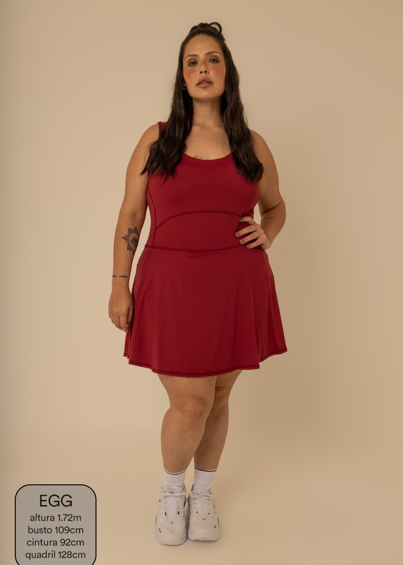 macaquinho com saia gym babe