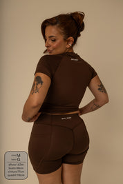 shorts biker gym babe