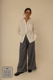 camisa laço chefa | camisa de algodão ajustável