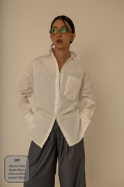 camisa laço chefa | camisa de algodão ajustável