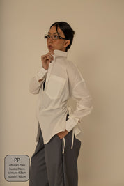 camisa laço chefa | camisa de algodão ajustável