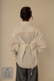 camisa laço chefa | camisa de algodão ajustável