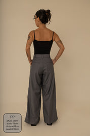 calça alfaiataria ajustável chefa