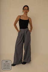 calça alfaiataria ajustável chefa