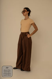 calça alfaiataria ajustável chefa
