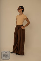 calça alfaiataria ajustável chefa