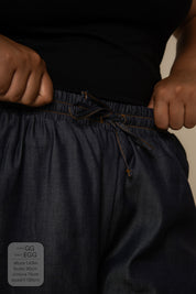 calça jeans levinha wide indigo blue