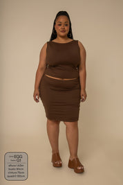 mini saia de poliamida desejo