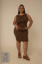 mini saia de poliamida desejo