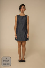 vestido sossego curto jeans