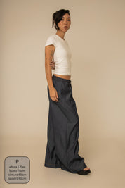 calça jeans levinha wide indigo blue