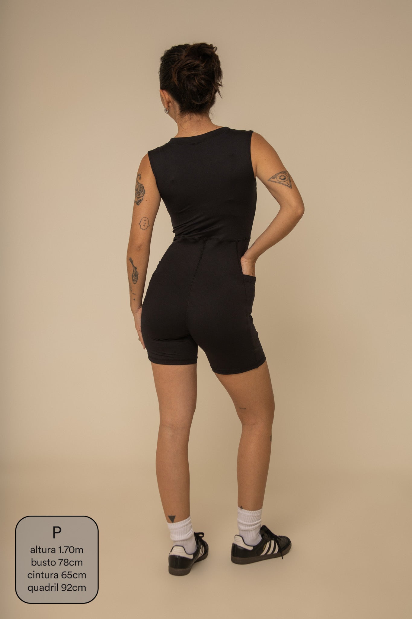 macaquinho zíper gym babe