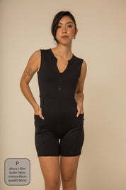 macaquinho zíper gym babe