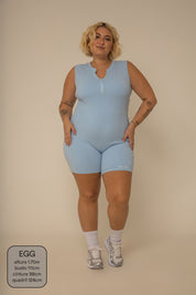 macaquinho zíper gym babe