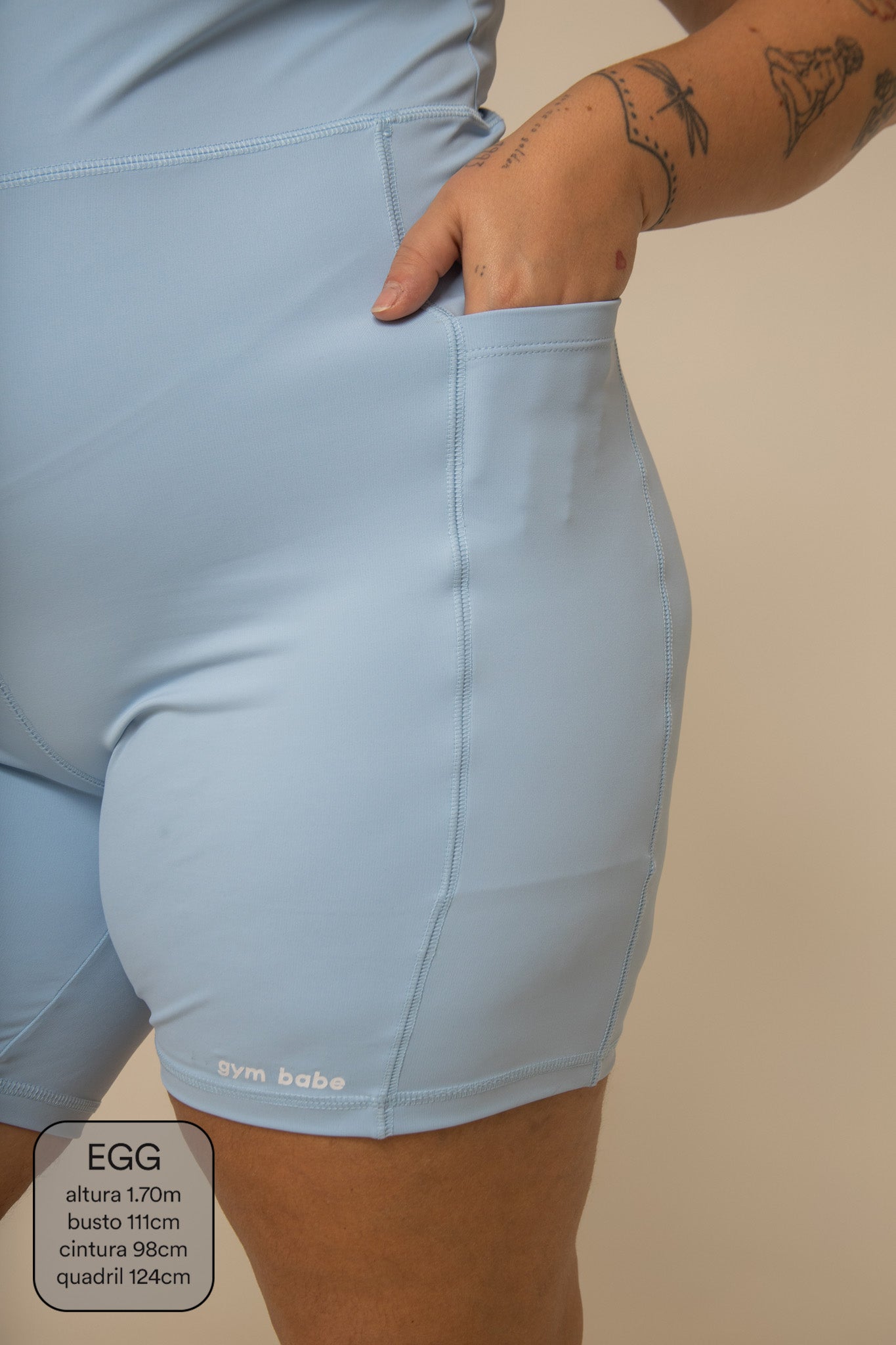 macaquinho zíper gym babe