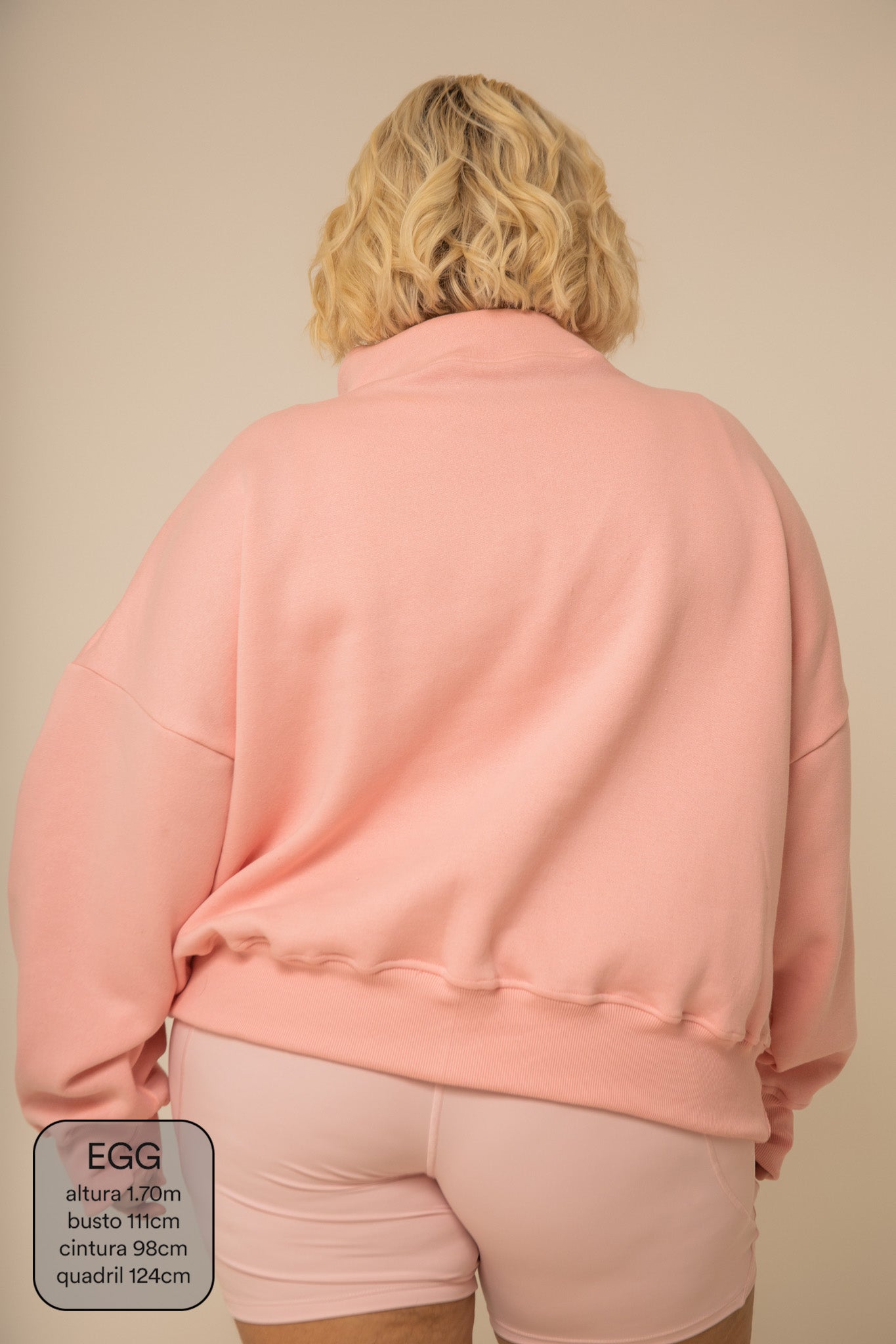 moletom gym babe | casaco gola alta