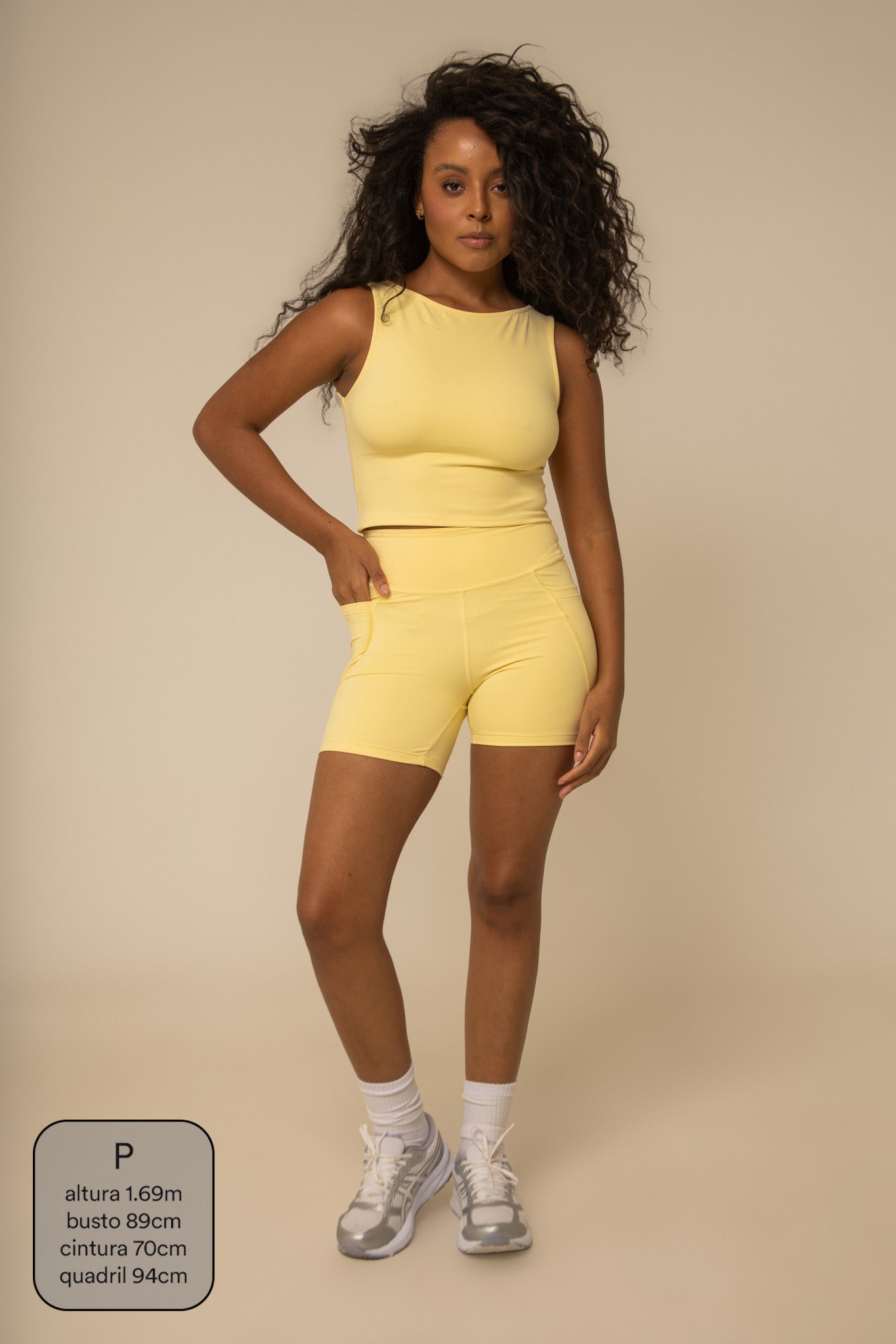 short compress gym babe | short fitness com bolsos