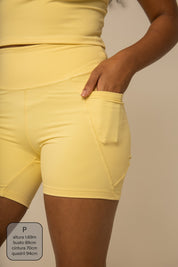 short compress gym babe | short fitness com bolsos