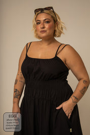 vestido midi lastex rancho 2.0