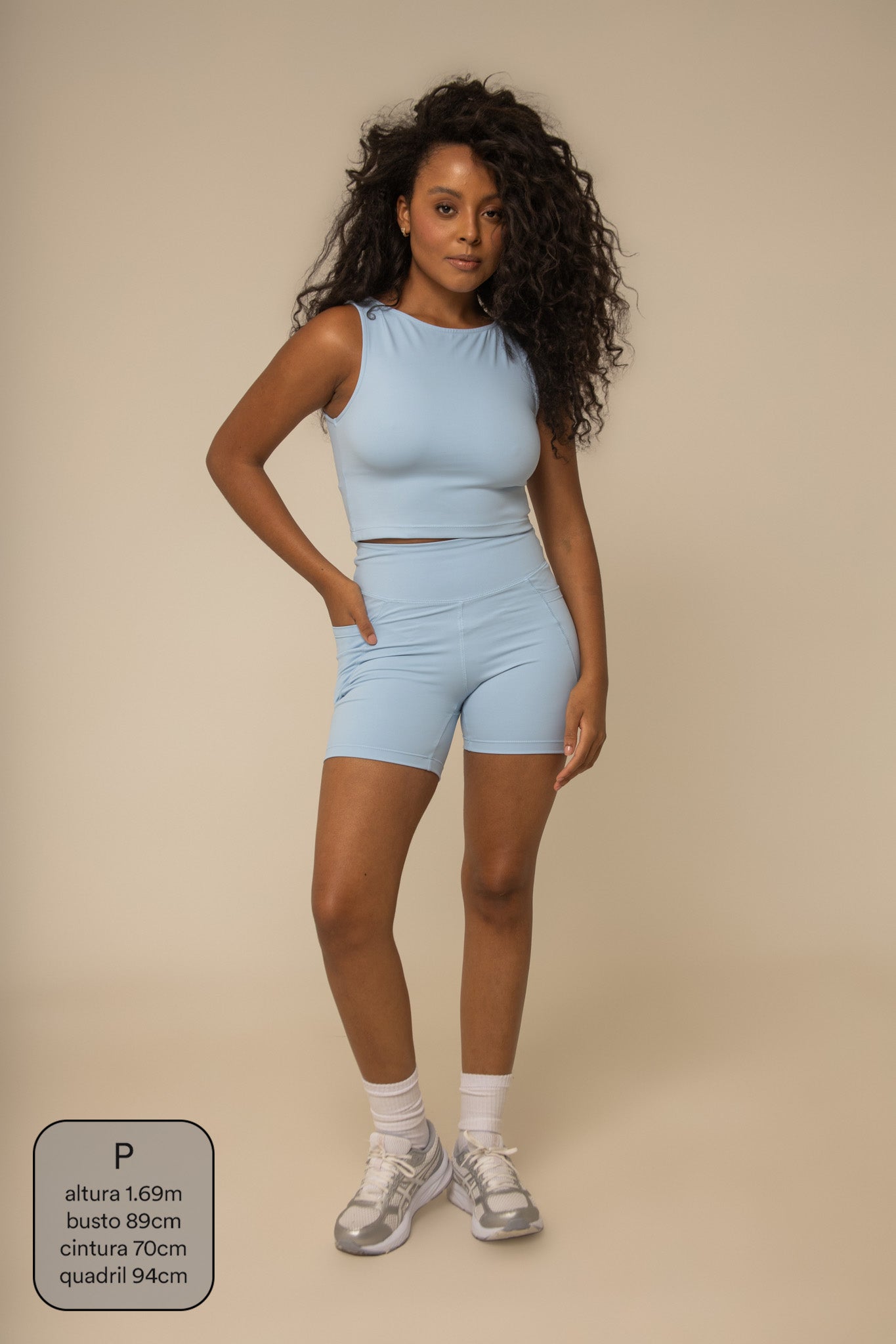 short compress gym babe | short fitness com bolsos