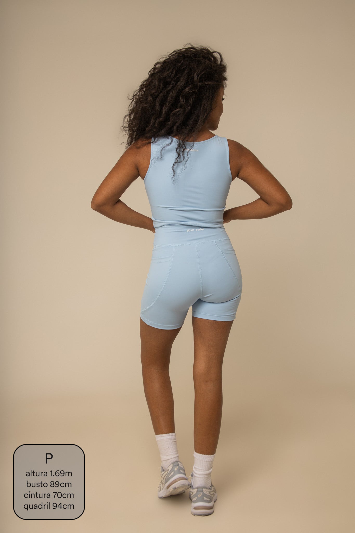 short compress gym babe | short fitness com bolsos