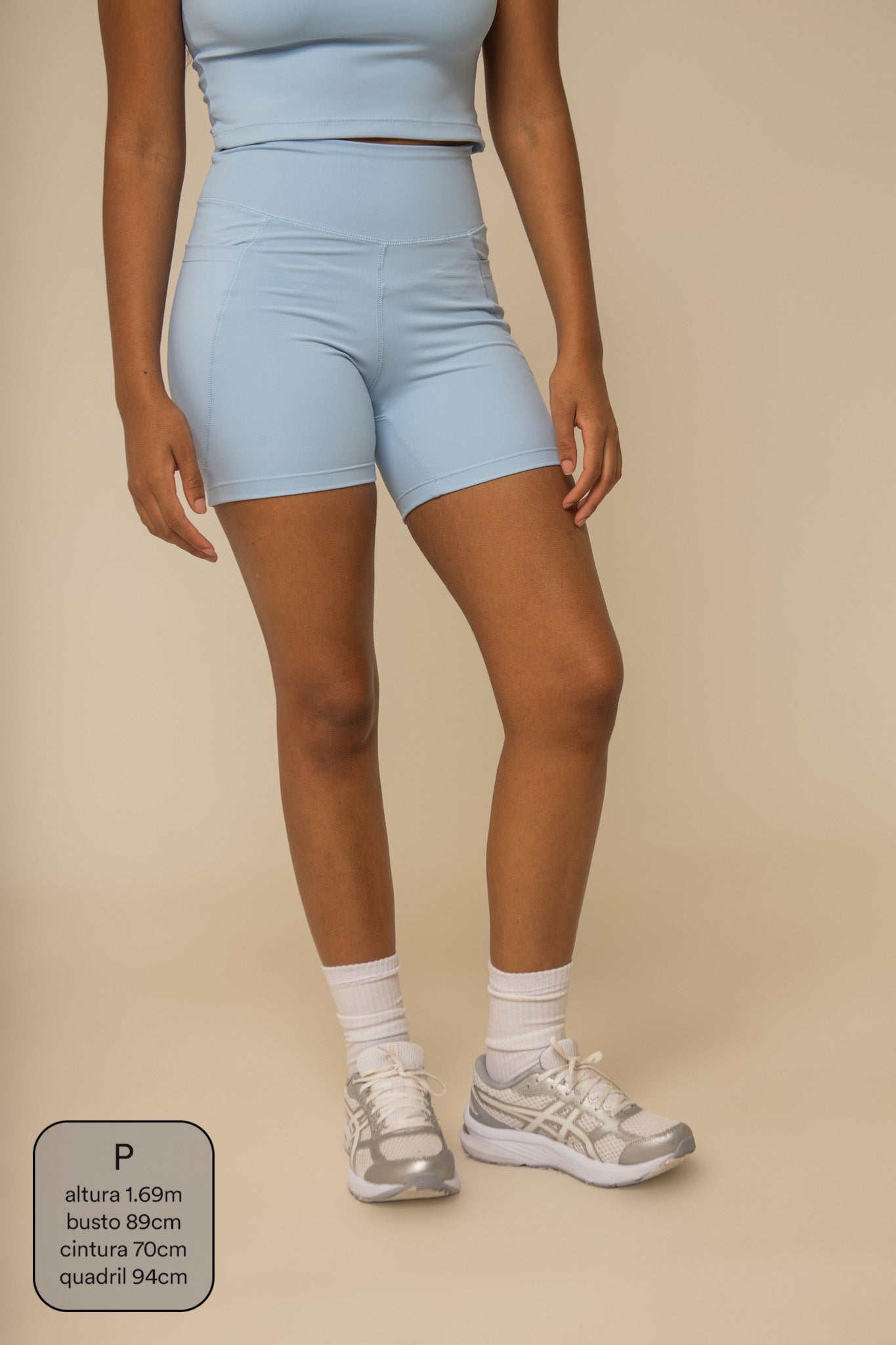 short compress gym babe | short fitness com bolsos