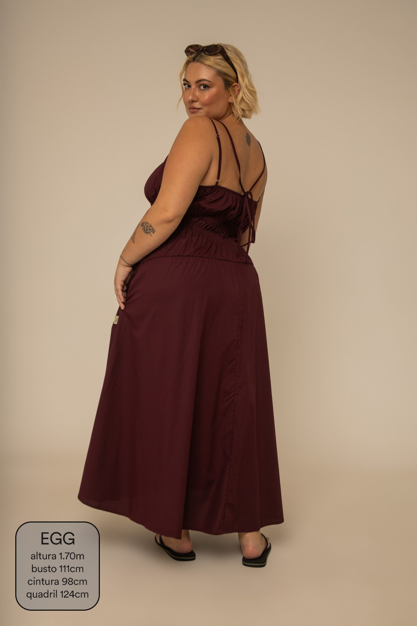 vestido midi lastex rancho 2.0