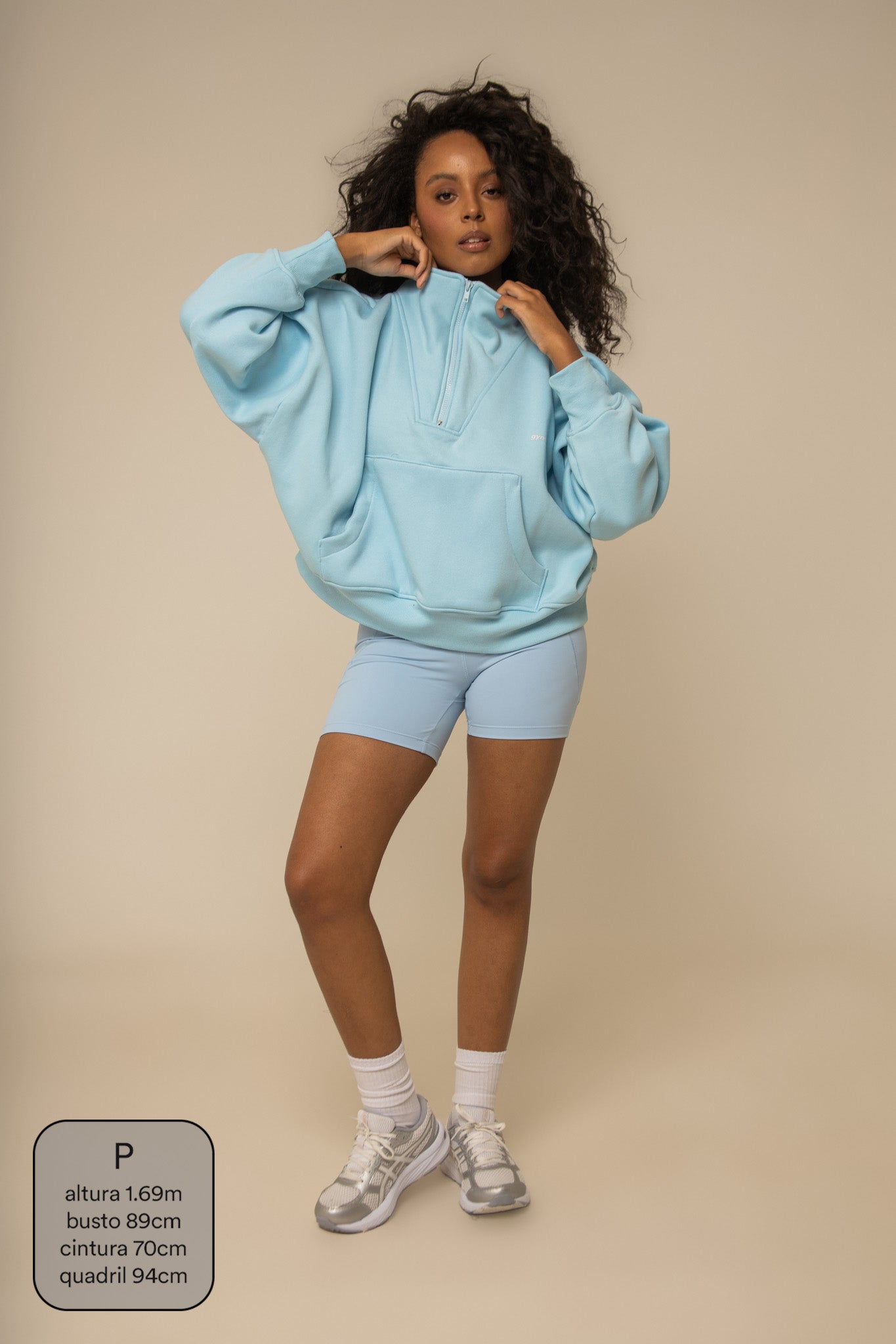 moletom gym babe | casaco gola alta