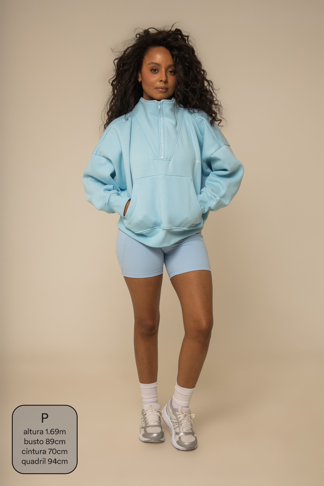 moletom gym babe | casaco gola alta