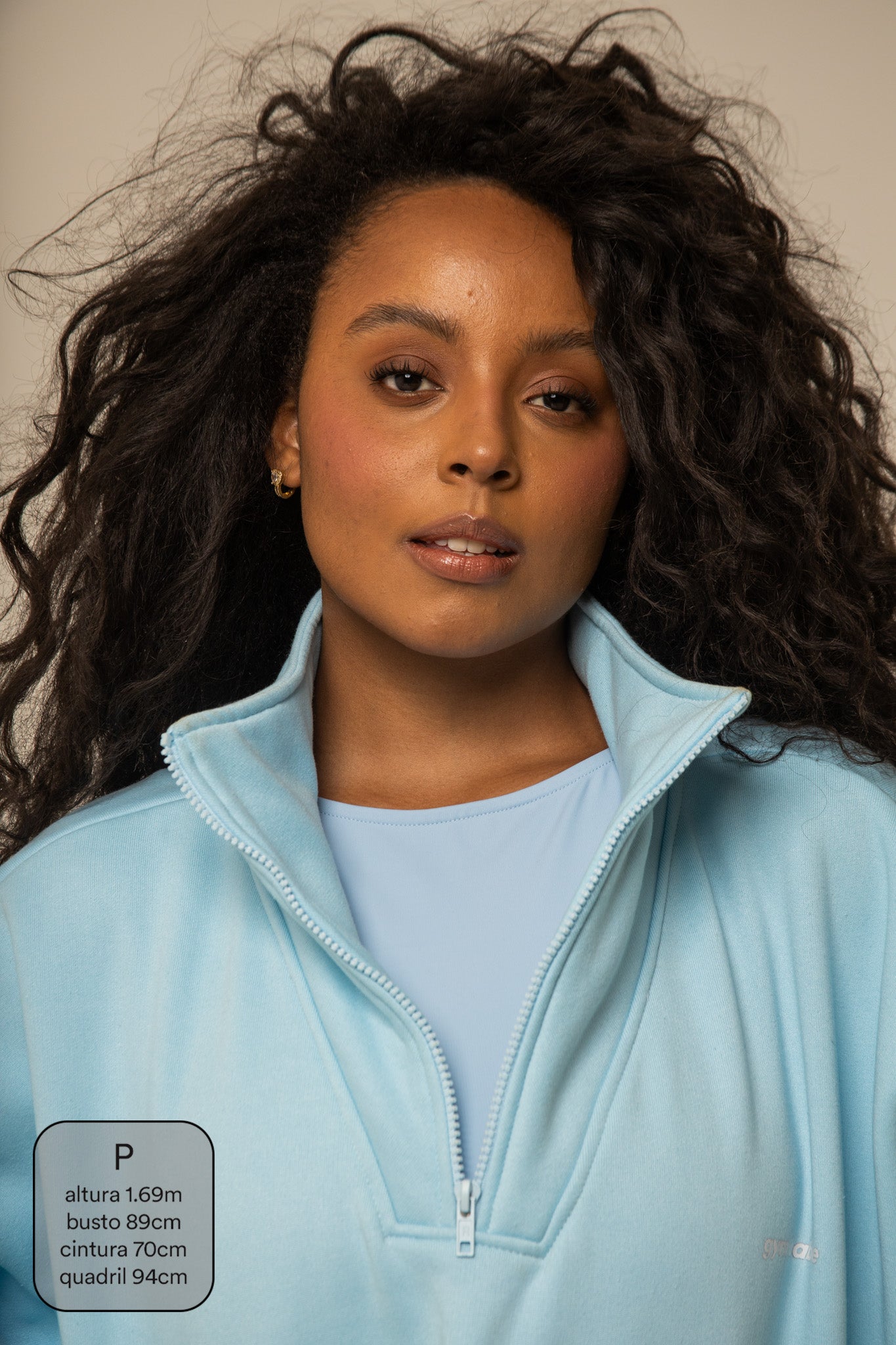 moletom gym babe | casaco gola alta