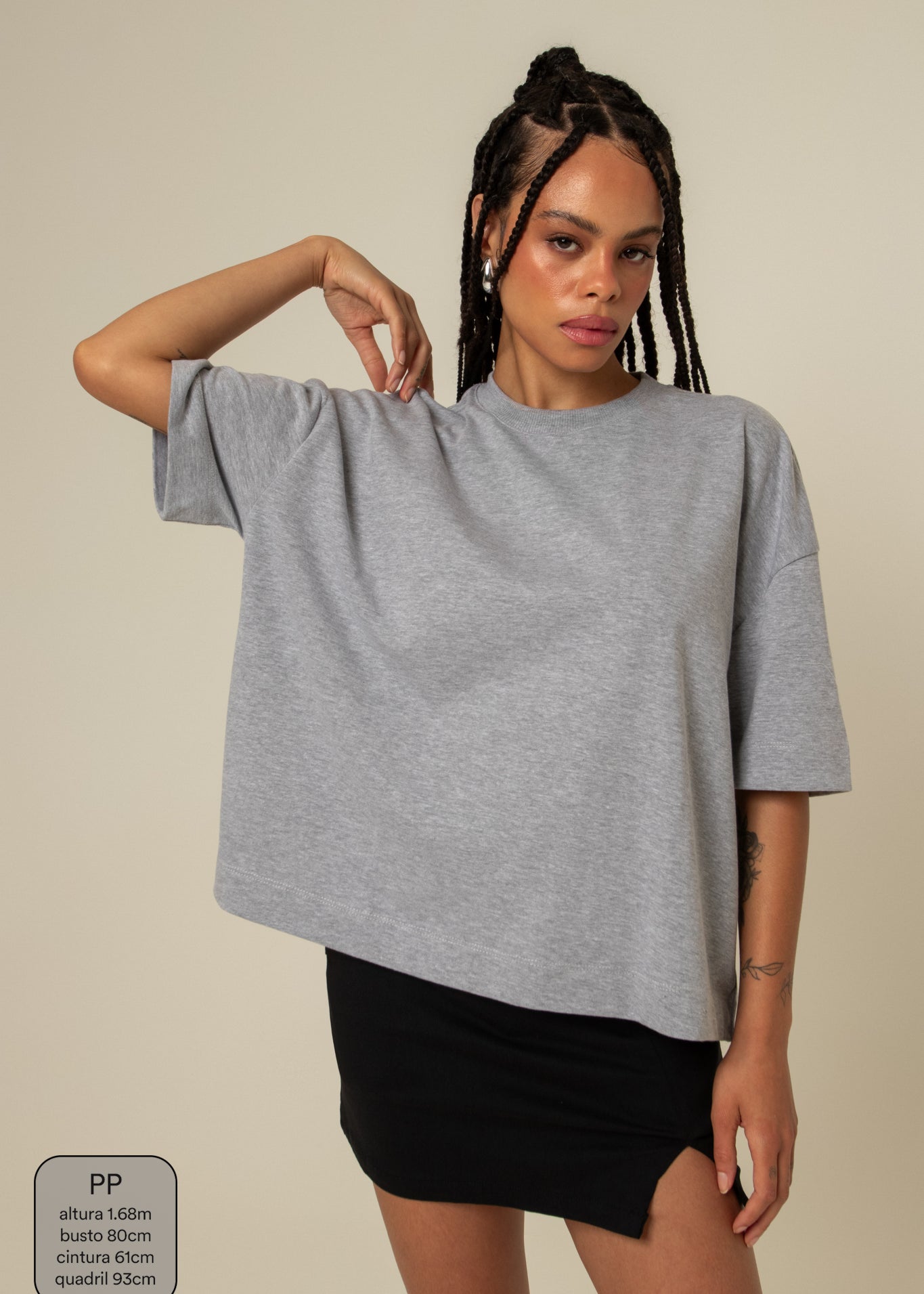 seu camisetão preferido | camiseta oversized básica