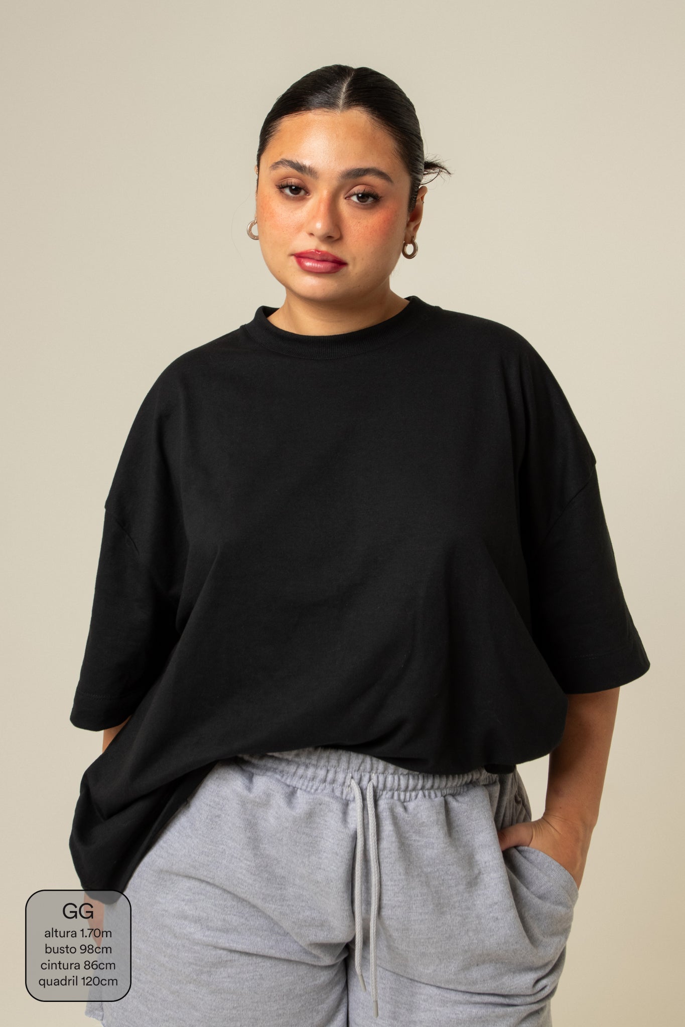 seu camisetão preferido | camiseta oversized básica