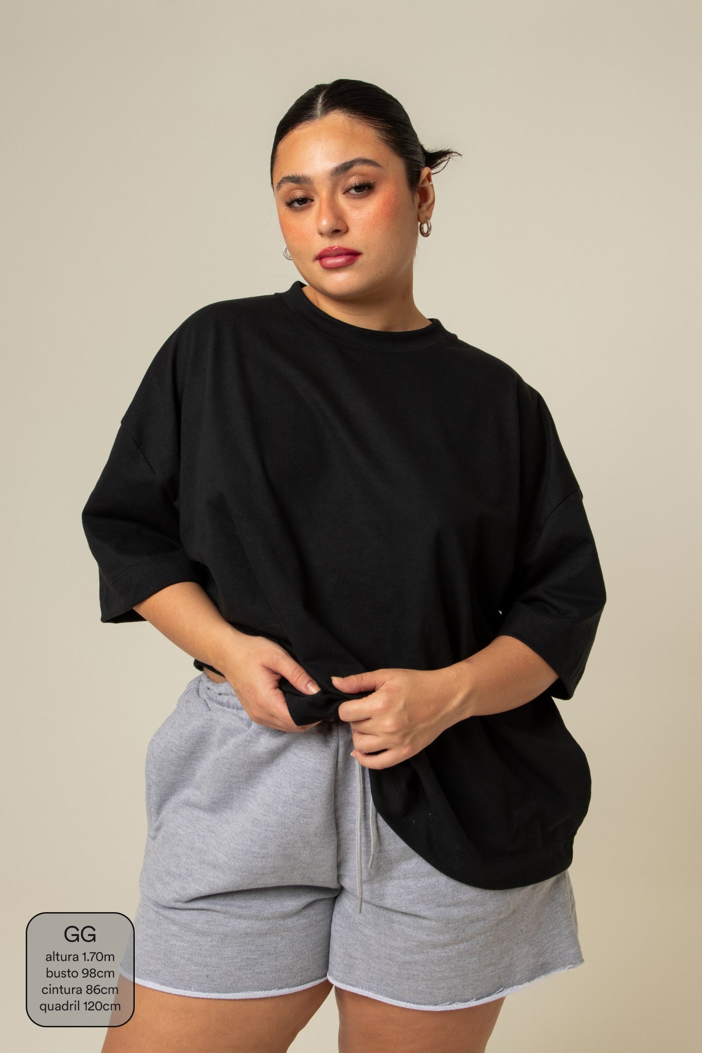 seu camisetão preferido | camiseta oversized básica