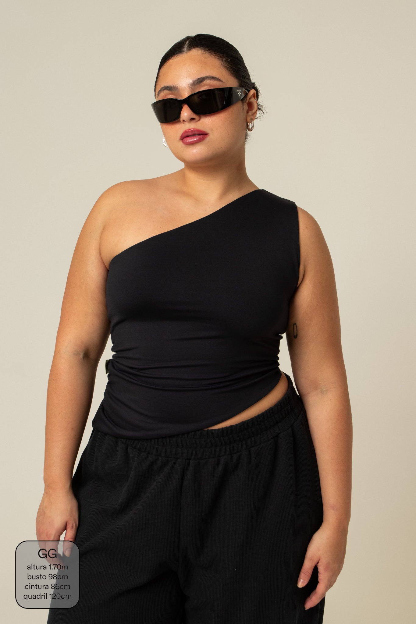 blusa assimétrica desejo clássica