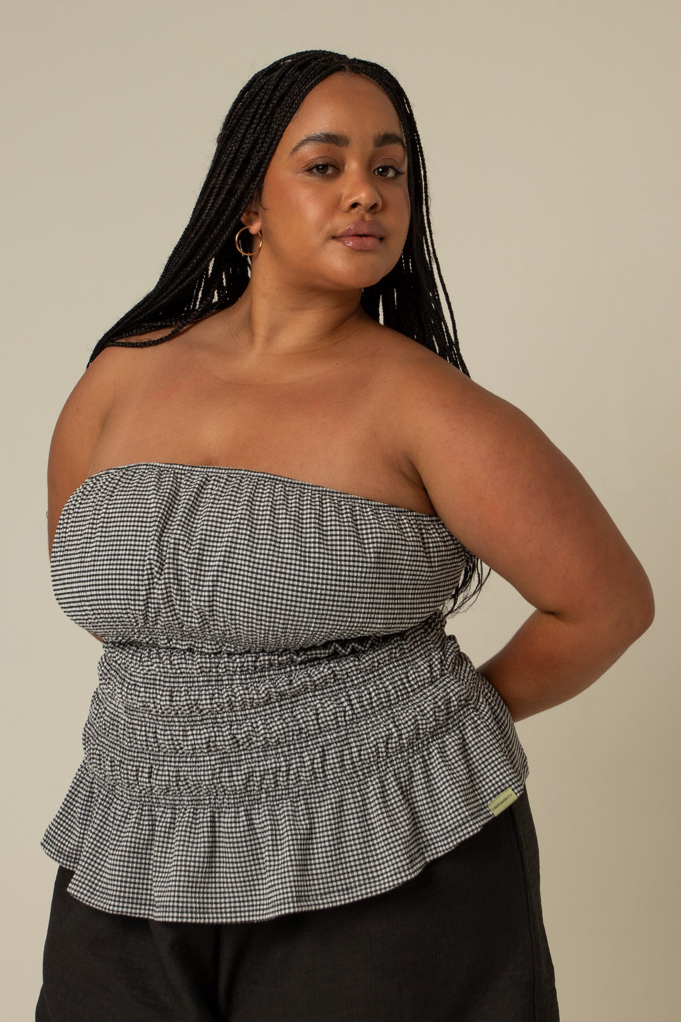 blusa rancho | blusa sem alças lastex