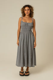 vestido rancho | vestido midi lastex