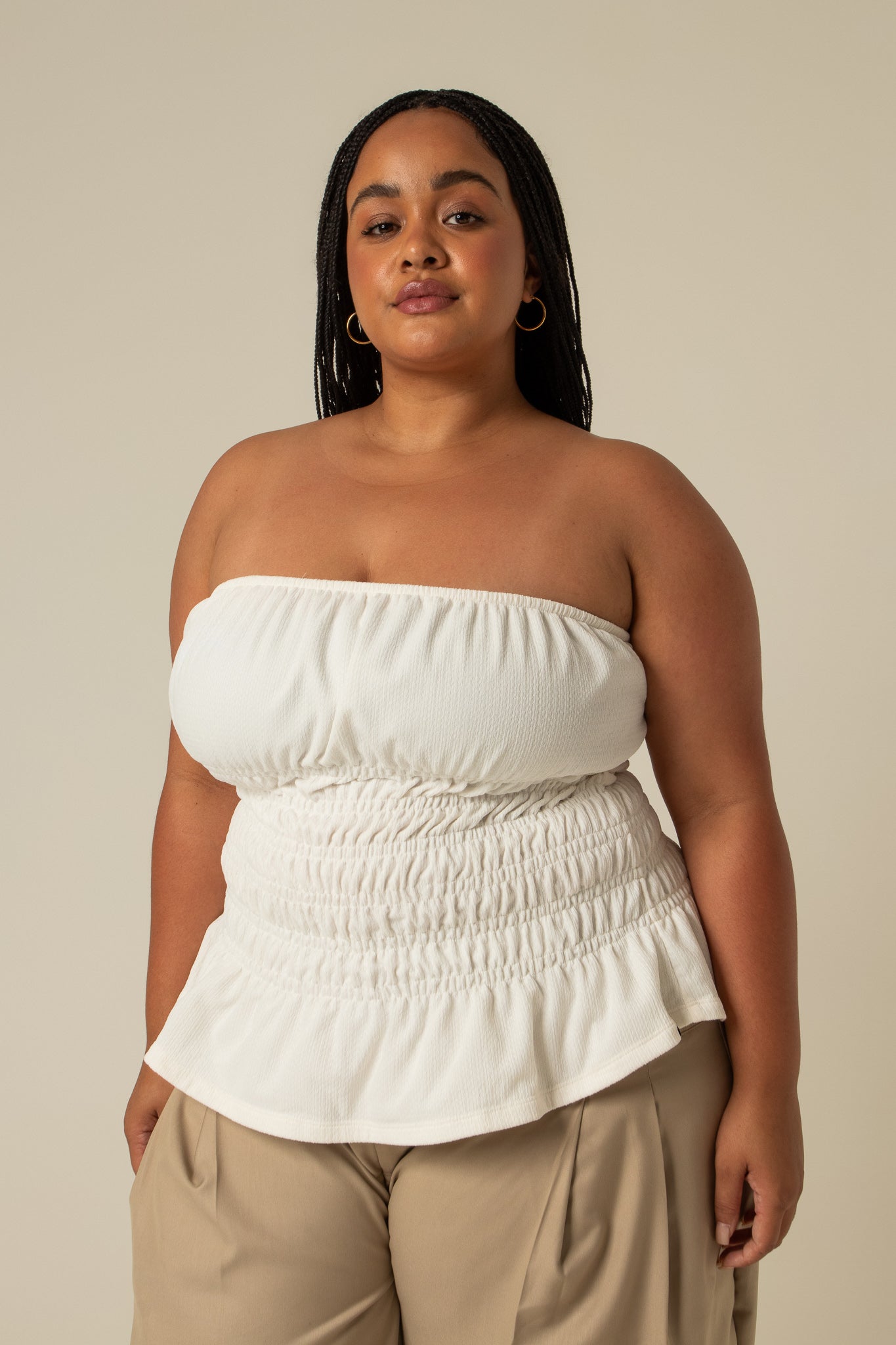 blusa rancho | blusa sem alças lastex
