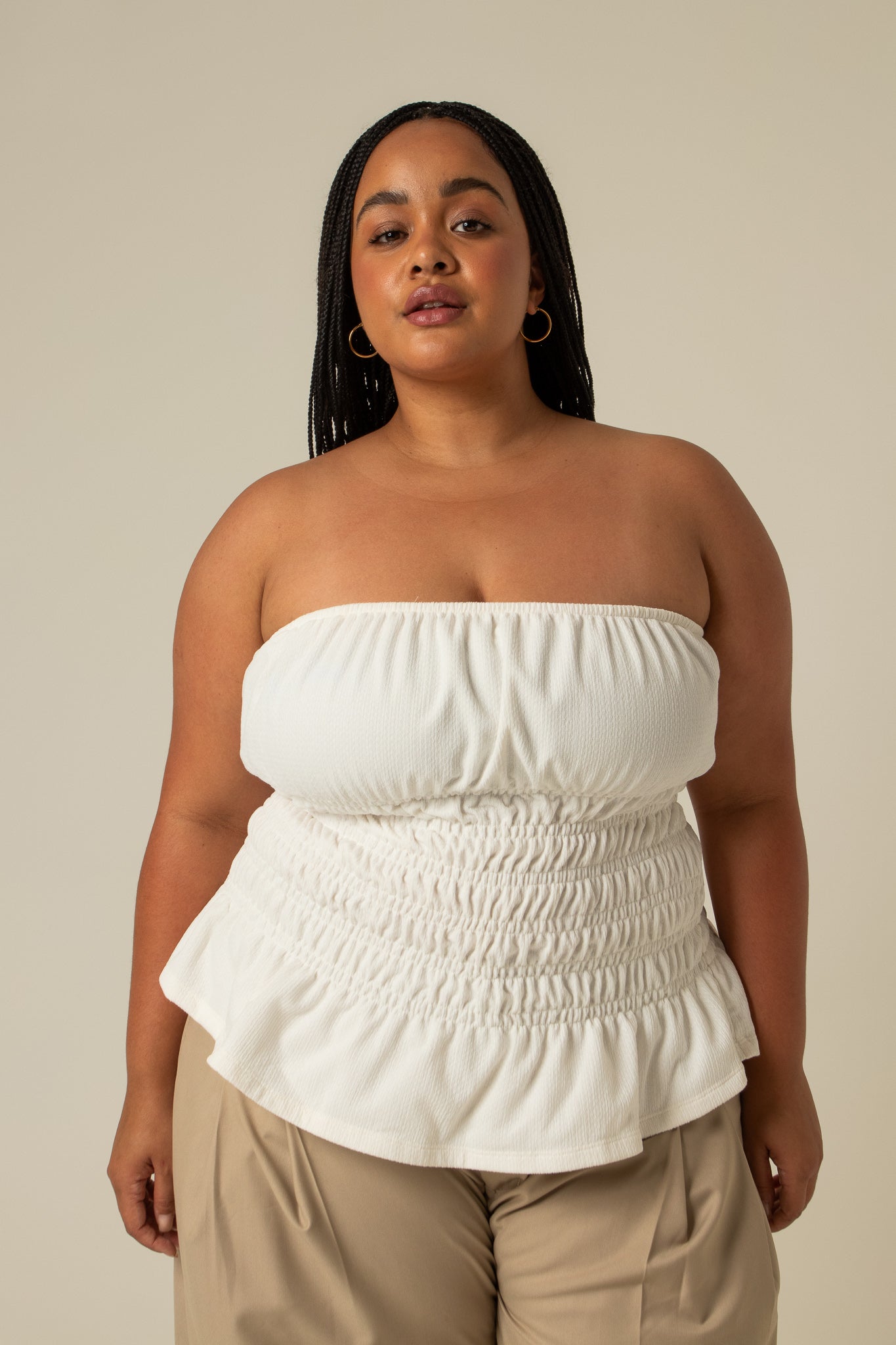 blusa rancho | blusa sem alças lastex