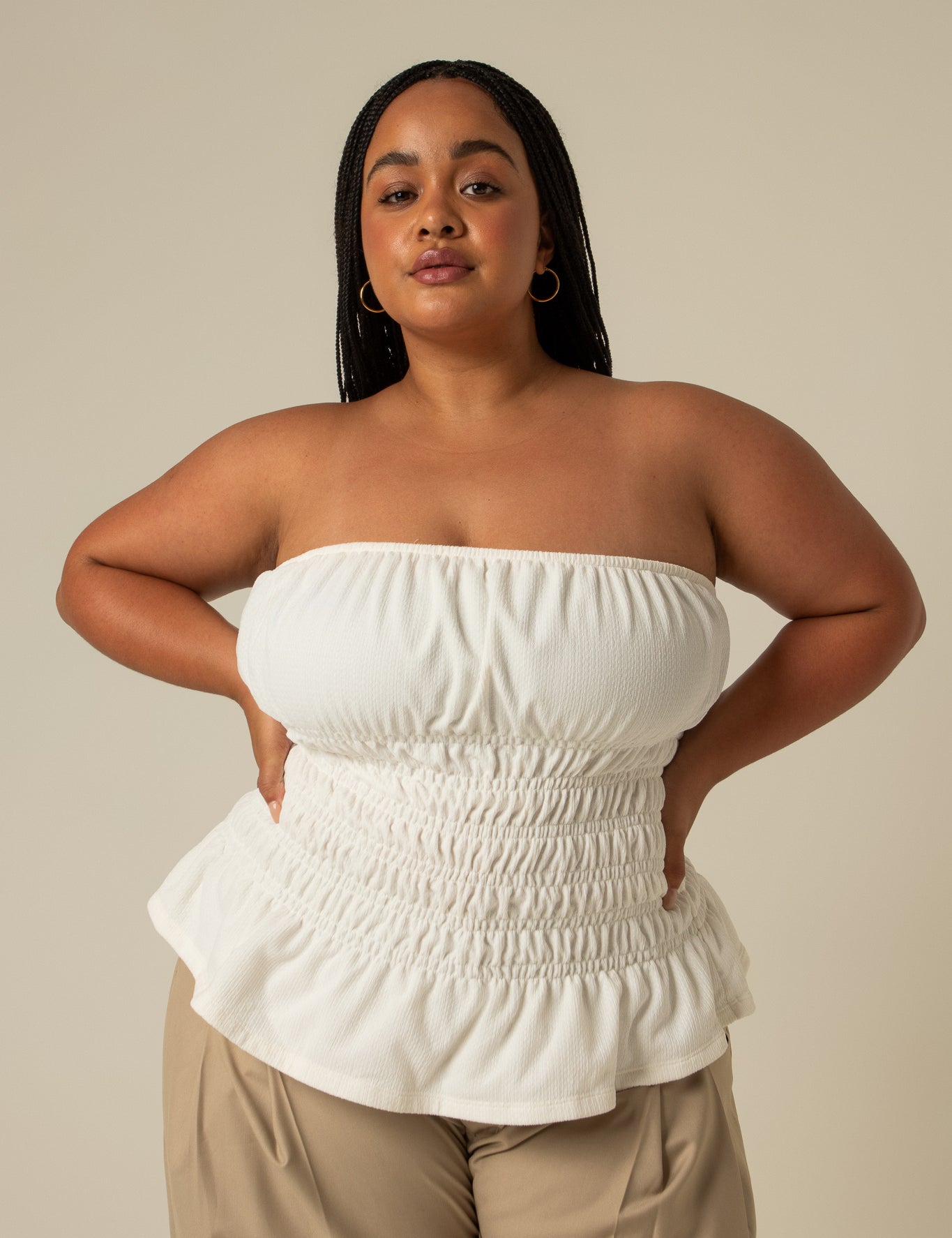 blusa rancho | blusa sem alças lastex