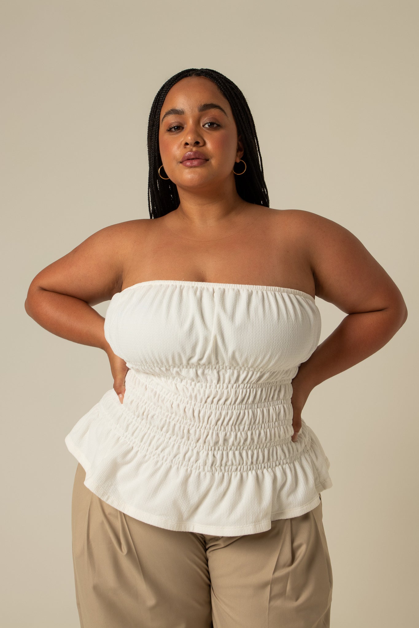 blusa rancho | blusa sem alças lastex